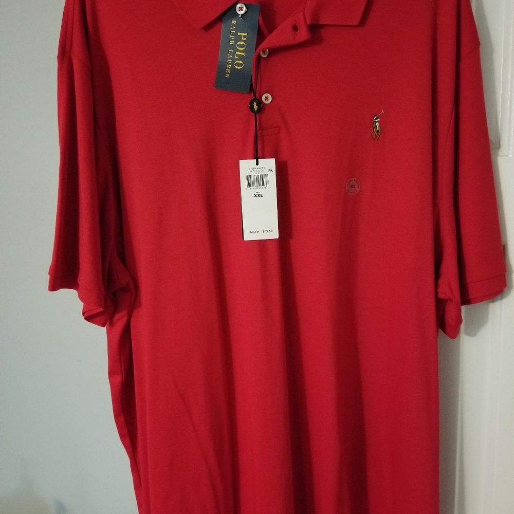Ralph Lauren Polo Interlock shirt Performance shirt Red